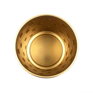 Macetas de metal dorado al por mayor con soporte a bajo precio del fabricante y exportador indio - Product Image 3