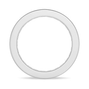 Princess Cut Moissanite Diamond Eternity Band 18K Gold <b>Ring</b> Channel Style Product Category Moissanite <b>Rings</b> - Product Image 4
