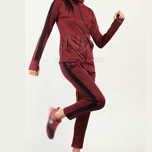Chándal transpirable de alta calidad para mujer hecho a medida para el invierno-Patrón sólido Precio barato al por mayor para la venta en línea - Product Image 3