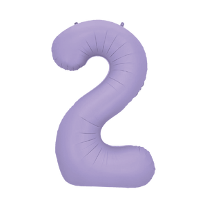 Palloncino Party Love Numero 2 Viola 1M Gonfiabile Decorazione per Feste e Celebrazioni - Product Image 3