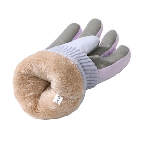 Gants de ski d'hiver pour femmes, chauds, épais, coupe-vent, tactiles, imperméables, antidérapants - Product Image 6