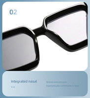 Lunettes de soleil de luxe pour le Nouvel An 2025, unisexes, marque célèbre, style Millionaire, monture carrée, logo personnalisé, designer, or, blanc, rouge