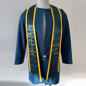 Nueva llegada: Banda de graduación premium de fábrica para estudiantes, con tela de satén y estilo de uso sencillo. - Product Image 1
