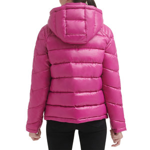 Chaqueta acolchada corta para mujer de último diseño, chaqueta de talla grande transpirable con cremallera de invierno hecha a medida de alta calidad con logotipo para mujer - Product Image 2