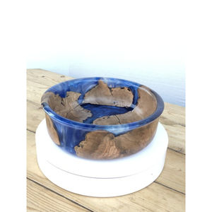 Vajilla de alta calidad, utensilios de cocina, cuenco de comida de madera y resina, forma redonda, tamaño personalizado, cuenco de Serverware DE LA India - Product Image 1