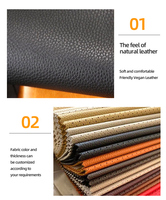Usine personnalisée PU tissu en cuir végétalien Bio-Based Cactus cuir pour canapés étanche