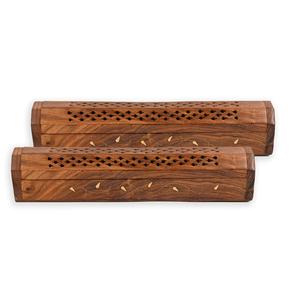 Soporte de palo de incienso artesanal de madera de la mejor calidad Caja de quemador de incienso de madera más vendida a bajo precio. - Product Image 4