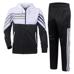 Ensemble de survêtement décontracté pour homme, manches longues, tenue de sport, ensemble 2 pièces, jogging, 100% coton, respirant, entièrement personnalisable - Product Image 5