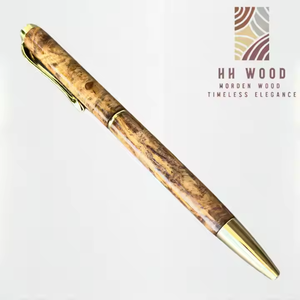 Bolígrafo Promocional Elegante Hecho a Mano de Madera de Burl con Tinta Azul/Negra/Roja e Impresión Troquelada para Ejecutivos de Oficina, Regalos Especiales - Product Image 4