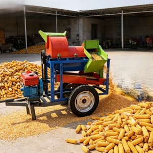 Agricultural <b>Towable</b> Thresher Maize Sheller Threshing Separator Harvesting - Product Image 1