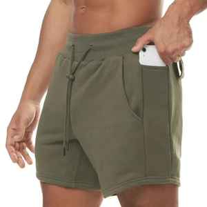 Shorts de sport basiques en maille avec logo personnalisé imprimé pour hommes, confort, taille élastique, shorts en maille par sublimation - Product Image 3