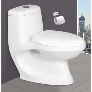 Offre Spéciale Moyen-Orient Céramique One Piece Arabe Water Closet Cyclone Flush Monoblock Toilette Sanitaire - Product Image 3