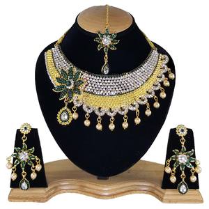 Ensemble de collier de mariée de luxe, couleur, pour femmes, cristal, strass, vintage, mariage, fiançailles, fête, cadeau, bijoux, boucles d'oreilles, coiffe - Product Image 3