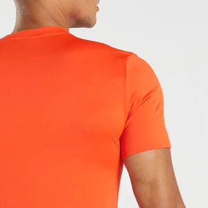 Nuevo diseño logotipo personalizado gimnasio camisetas transpirable cómodo gimnasio desgaste camiseta para la venta en línea - Product Image 3