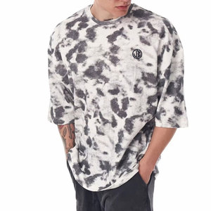 เสื้อยืดโอเวอร์ไซส์สีใหม่มาแรง ทนทาน คุณภาพสูง ระบายอากาศได้ดี เป็นมิตรกับสิ่งแวดล้อม สีสันปรับแต่งได้ ผลิตจากโพลีเอสเตอร์/คอตตอน สไตล์ลำลองสำหรับผู้ชาย - Product Image 5