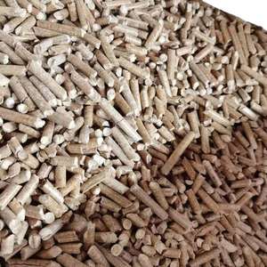 Pellets de Madera de Pino y Roble de Alta Calidad en Forma de Barra, Densidad de 1100 kg/m³ para Sistemas de Calefacción en Venta - Product Image 1