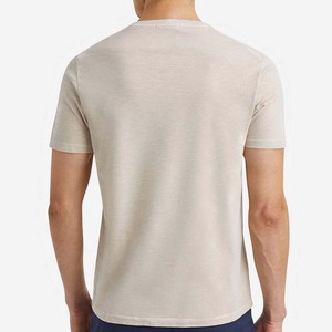 Camiseta al por mayor de manga corta de entrenamiento de gimnasio de algodón caliente OEM - Product Image 3