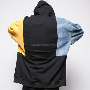 Sudadera con capucha de lana de algodón 100% para hombre, transpirable, respetuoso con el medio ambiente, diseño de caja, bolsillo de canguro, acogedor, bordado personalizado - Product Image 4