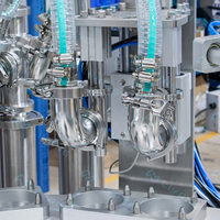 Machine de remplissage rotative automatique pour gobelets, pour lait concentré, café, yaourt, liquides, machine de remplissage et de scellage de gobelets pour les petites entreprises
