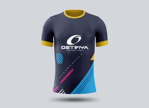 Maillot de football 100% polyester respirant à séchage rapide OEM avec logo d'équipe personnalisé imprimé, col en V, manches courtes - Product Image 4