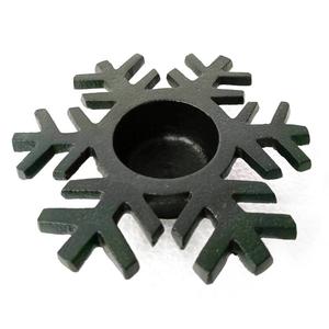 Wreath Design Black Metal Candle Holder Raw Casted <b>Aluminium</b> Black <b>Powder</b> Coated Sale by Indian Exporters - Product Image 5