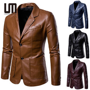 Chaqueta de Motociclista de Cuero Genuino para Hombre, Nueva Llegada 2024, Impermeable, con Cuello Alto, Estilo Casual y Moderno - Product Image 2