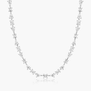 Collar de cadena de tenis de diamante de moissanita estilo Hip Hop de 22 pulgadas, joyería de moda de gama alta chapada en oro de 10K para regalo - Product Image 3