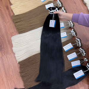 Cabello Virgen con Cutícula Alineada, Cabello Humano Virgen de Grado Superior Sin Procesar, Extensiones de Cabello Humano en Paquetes Dobles - Product Image 3