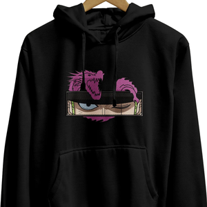 Anime Broderie Hoodie Unisexe Noir Pull Coton Polaire Surdimensionné Streetwear Chaud Hiver Casual Trendy Graphic Hoodies Ventes - Product Image 5