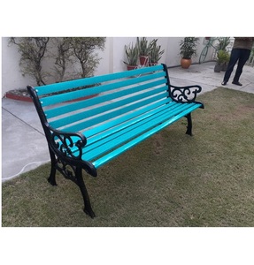 Cast iron garden and outdoor seating <b>bench</b> for home hotel garden outside park seating patio <b>bench</b> outdoor and <b>indoor</b> furniture - Product Image 1