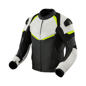 Abrigo de motorista ajustado personalizado para hombre, nombre del equipo de carreras, talla XL, chaqueta de cuero Natural para primavera y otoño, estilo de motocicleta - Product Image 4