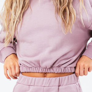 Sudaderas Cortas de Punto Personalizadas para Mujer, Estilo Y2K, Transpirables, de Alta Calidad, para Gimnasio - Product Image 4