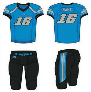 Uniforme Profesional de Fútbol Americano para Hombre, Manga Corta, Secado Rápido, Personalizable, 100% Poliéster - Product Image 2