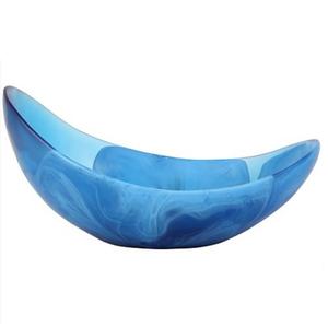 Bol à salade en résine couleur personnalisée, style unique pour table, bol à fruits en résine de qualité alimentaire, bol décoratif pour snacks et pâtes, plat en résine - Product Image 4