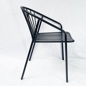 Chaise de café en fer thermolaqué pour jardin GCF097 - Product Image 3