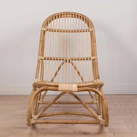 Chaises berçantes naturelles pour adultes, intérieur et extérieur, jardin, maison, salon, chaise à bascule en rotin