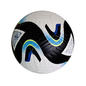Ballon de football cousu à la machine en PVC de 2.7mm de qualité d'entraînement de taille 3 avec pompe de football pour l'entraînement et la promotion - Product Image 2