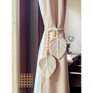 Trendy <b>Curtain</b> <b>Tie</b> <b>Back</b> In Leaf Inspired Design That Enhances <b>Curtains</b> With Sophisticated Beauty And Attractive Style - Product Image 1