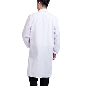 Bata de laboratorio de satén personalizada para hombre, cómoda ropa de trabajo de laboratorio de LICRA para uniformes de Hospital - Product Image 6