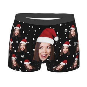 กางเกงในบ็อกเซอร์สำหรับผู้ชายกางเกงขาสั้นพิมพ์ลายภาพส่วนตัวพร้อมโลโก้ - Product Image 5