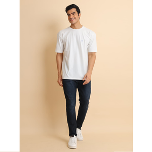 Qualité supérieure 100% coton T-shirt basique surdimensionné à manches mi-longues pour hommes confortable à porter au quotidien motif imprimé élégant pour décontracté - Product Image 1