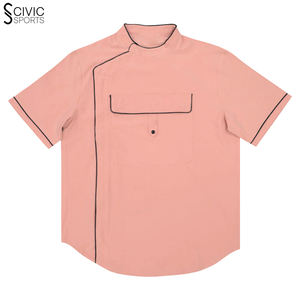 Veste de barbier professionnelle personnalisable décoration vintage tissu de laine respirant fermeture à glissière conception 3D LOGOs personnalisés - Product Image 6