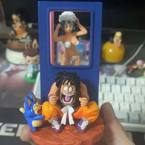 Figura de Resina de Dragon Ball Z, Goku, Yamcha, Bulma, de la Animación Japonesa - Product Image 5