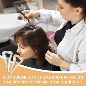 Pro <b>Hair</b> Parting Sectioning Rings Stainless Steel Pliers Quick <b>Braiding</b> <b>Tool</b> Styling Installation Human <b>Hair</b> Extensions - Product Image 6