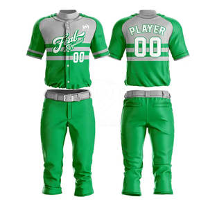 Uniforme de Béisbol en Oferta, Precio Razonable, Diseña Tu Propio Logotipo, Uniforme de Béisbol Unisex - Product Image 1