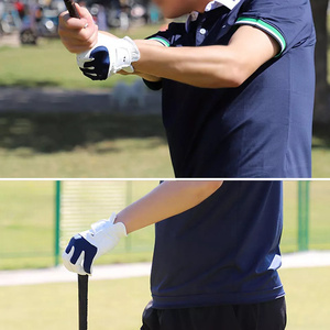 Gant de golf en cuir Cabretta de qualité supérieure pour hommes, respirant pour les sports d'hiver, main droite, blanc, pour les golfeurs gauchers - Product Image 3