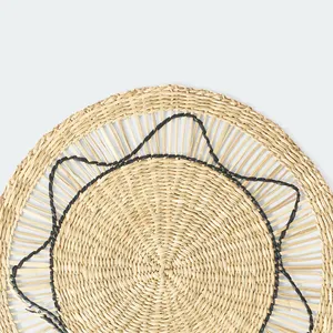 Produit accrocheur, napperon en jonc de mer de diverses dimensions, tapis de table pour la décoration de restaurant et de cuisine - Product Image 5