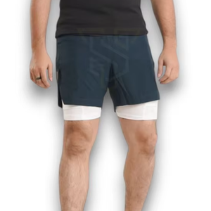Pantalones Cortos Deportivos de Algodón Ligeros y Transpirables para Hombre, Diseño Moderno con Cintura Elástica Media, Patrón Sólido, para Adultos Activos, OEM - Product Image 1