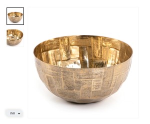 Mini cuenco decorativo de lujo con 3 secciones, centro de mesa exquisito, acento elegante para el hogar, perfecto para cenar - Product Image 6