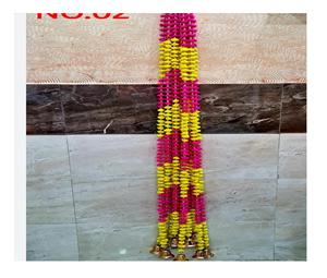 Or écologique fleur artificielle suspendu guirlande chaîne mariage fête fiançailles anniversaire pendaison de crémaillère plage décor à la maison - Product Image 6